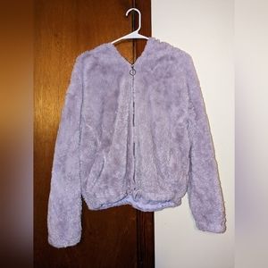 This & More Purple Hooded Zip Up Jacket